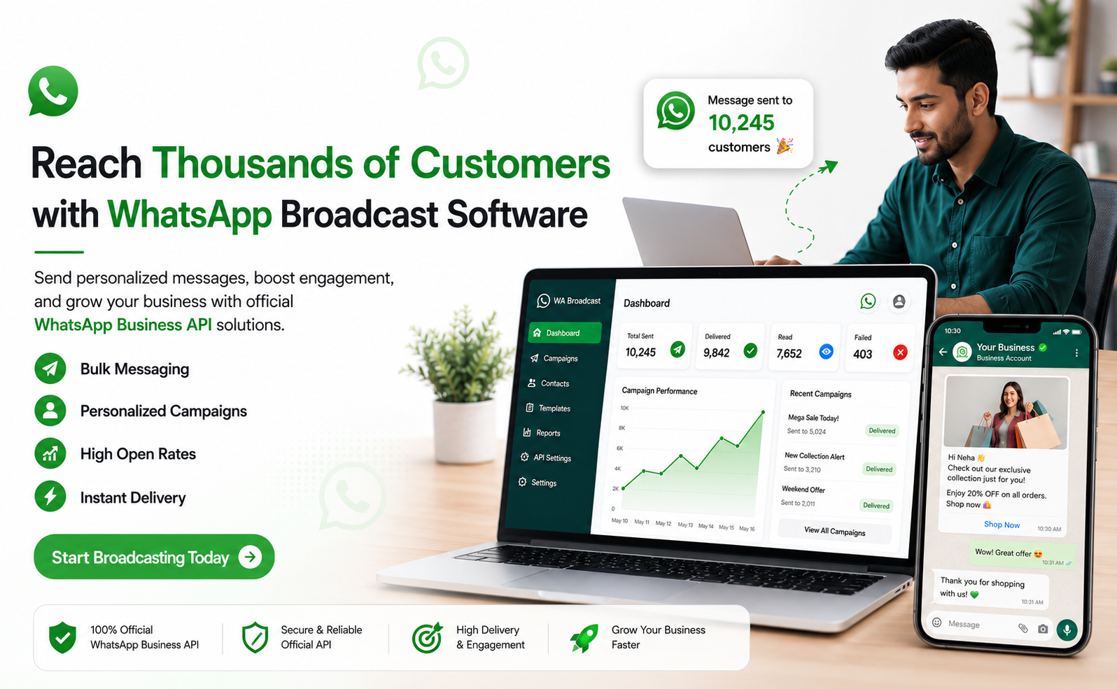 Why Businesses Are Switching to WhatsApp Broadcast Software