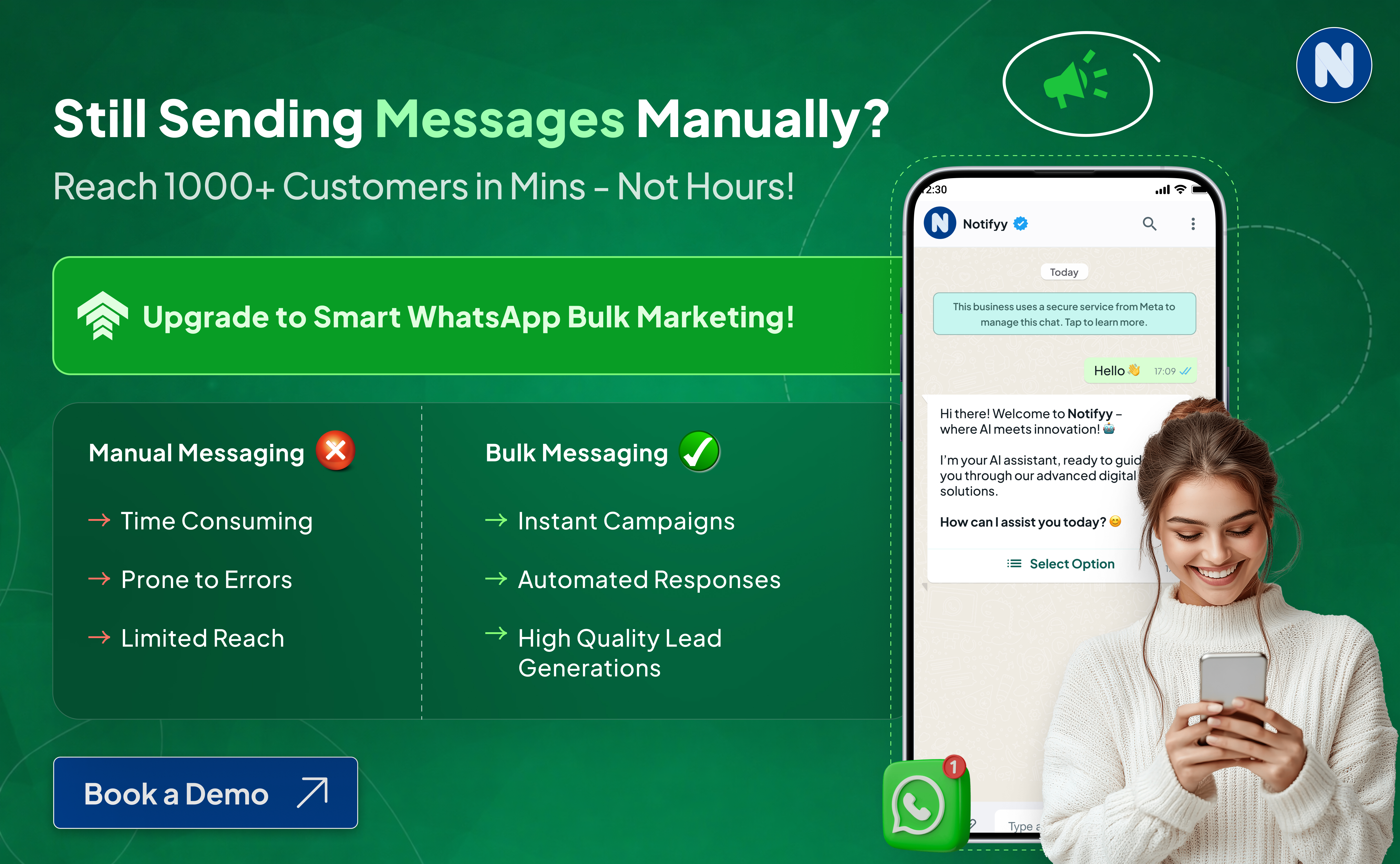 Manual WhatsApp Messaging vs WhatsApp Automation — Which is Better?